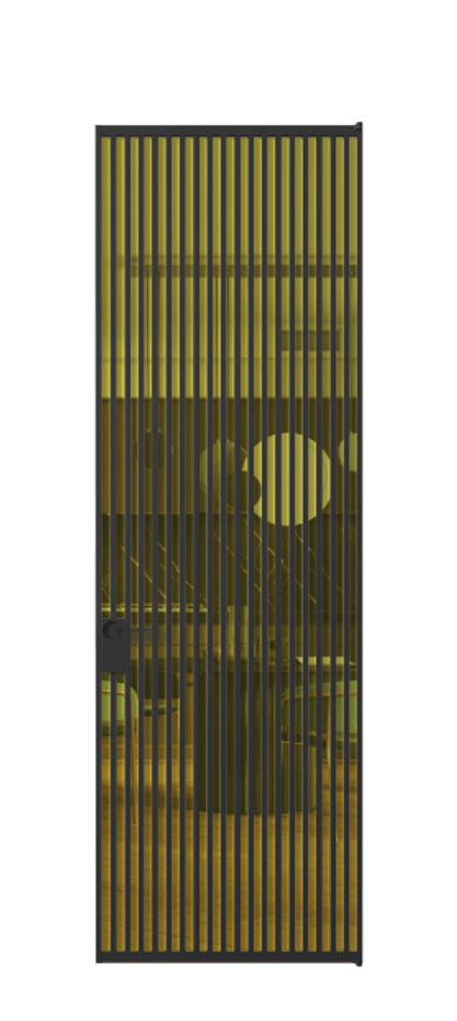 Алюминиевая дверь АЛПЛ040.06 Алюминий Черный Прозрачное жёлтое стекло, триплекс. Без короба чер Цена 186370 Стоимость комплекта двери включает:
1. Полотно (600/650/700/750/800/850/900/950*2000-2400 мм).
2. Короб
3. Комплект фурнитуры (2 торцевые петли и магнитный замок с ответной планкой). Фабрика дверей Волховец 8 (800) 551 43 19 Алюминиевая дверь АЛПЛ040.06 Алюминий Черный Прозрачное жёлтое стекло, триплекс Цена 186370 | Volhovec