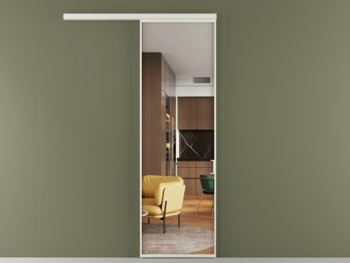 Перегородка Formato вдоль стены 1 створка АЛПР 040.01 Алюминий Белый Прозрачное стекло "Crystal Vision", калёное. Скрытый короб БЕЛ Цена 119000 ₽ 1. Полотно (800/2100 мм)
2. Комплект установки раздвижной системы
3. Базовый комплект фурнитуры
4.Ручка RONDO
. Фабрика дверей Волховец 8 (800) 551 43 19 Перегородка Formato вдоль стены 1 створка АЛПР 040.01 Алюминий Белый Прозрачное стекло "Crystal Vision", калёное Цена 119000 ₽ | Volhovec