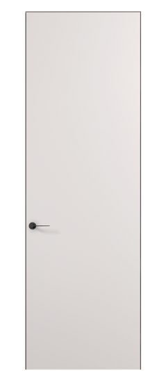 Дверь межкомнатная АКУ 0010 ПЭКС . Цвет ПЭТ кремово-серый. Материал ПЭТ. Коллекция Планум Про. Картинка.