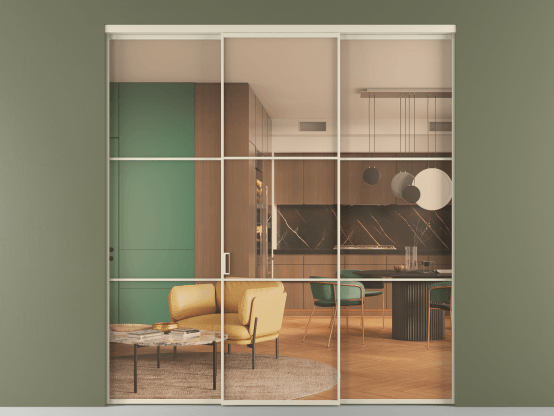 Алюминевая перегородка vn1+2_03_ Алюминий бежево-серый Прозрачное оранжевое стекло, триплекс, 6мм. Цвет Алюминий бежево-серый. Материал Алюминий в эмали. Коллекция Перегородка Formato внутри проёма 3 створки. Фото. Алюминевая перегородка vn1+2_03_ Алюминий бежево-серый Прозрачное оранжевое стекло, триплекс, 6мм. Цвет Алюминий бежево-серый. Материал Алюминий в эмали. Коллекция Перегородка Formato внутри проёма 3 створки. Картинка.