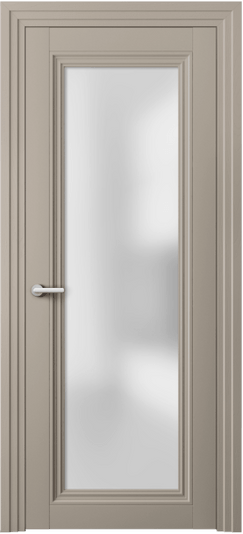 Дверь межкомнатная 2502 МБСК САТ. Цвет Матовый бисквитный. Материал Гладкая эмаль. Коллекция Центро. Картинка.