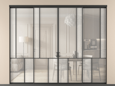 Перегородка Mosaic внутри проёма 4 створки