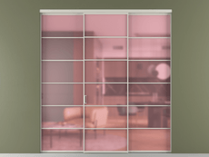 Перегородка Формато внутри проёма 3 створки